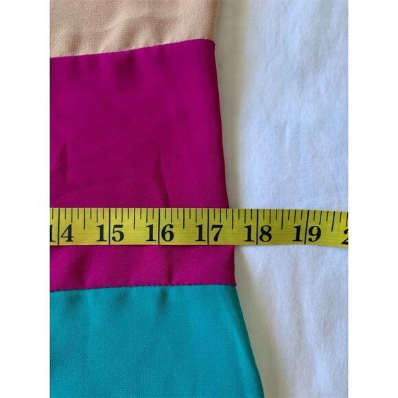 Shasa Women's Sleeveless Colorblock Top Size S Multicolor - Picture 9 of 13